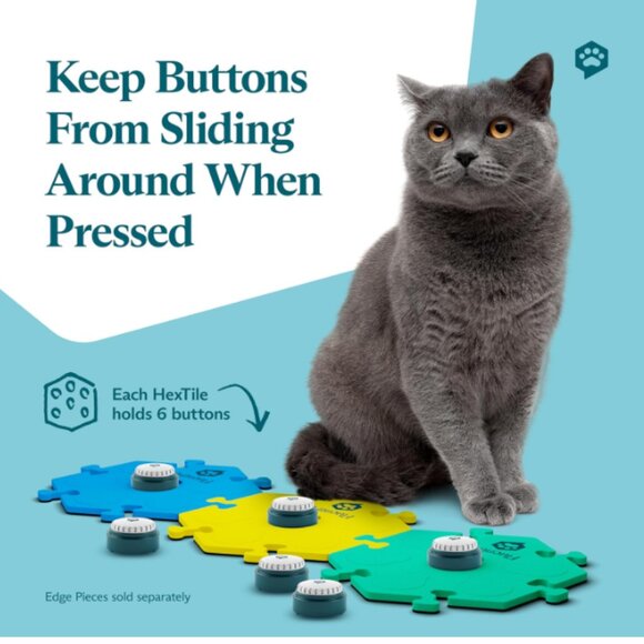 FluentPet Speak Up! Get Started Kit 6 Recordable Buttons w/Pre-Installed Battery - Picture 7 of 10